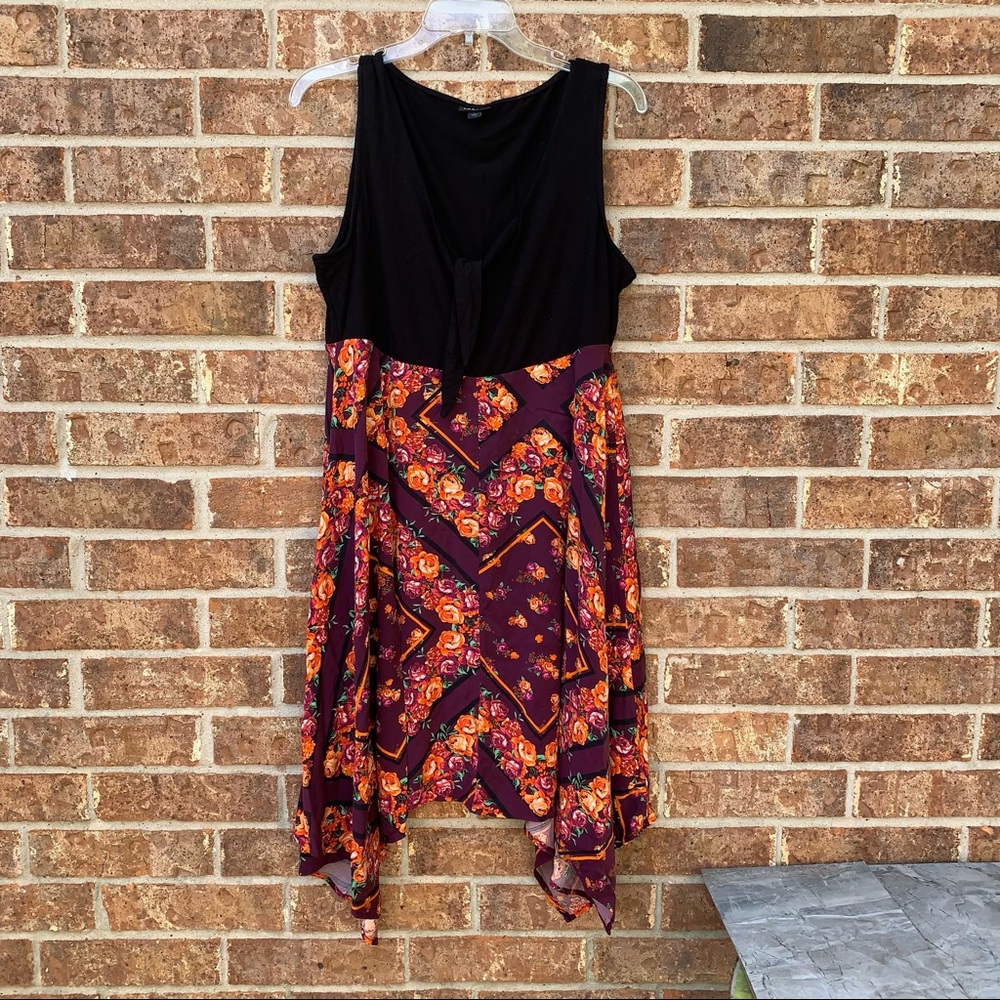 Torrid tank tuni/ dress asymmetrical hem size 1